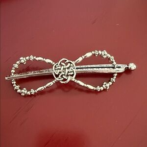 Lilla Rose Large Flexi Silver Celtic Knot Hair Accessory
